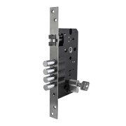 Cerradura Embutir  Para Madera Acero Inox Fibi