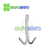 Perchero doble Acero Inox Asturias