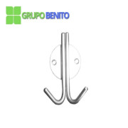 Perchero doble Acero Inox Asturias