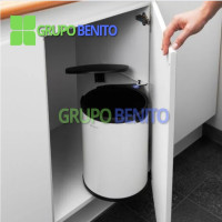 Tacho P/Basura Actomatico Inox